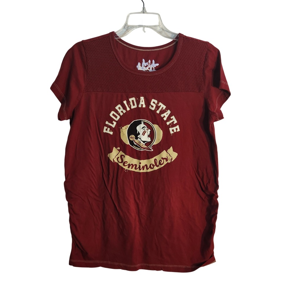 Touch by Alyssa Milano Florida State Seminoles Maternity T-Shirt Garnet Red L